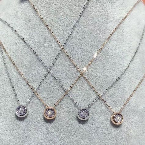 CADENA ESLABONES ORO BLANCO 18K COLGANTE PUNTO DE LUZ DIAMANTE 2P-1