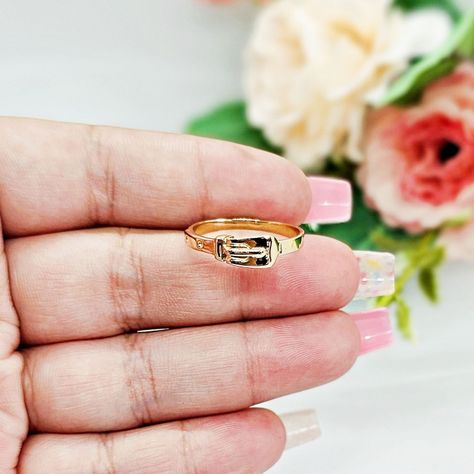 Anillo Cinturón Oro 18 Kilates Nacional-2