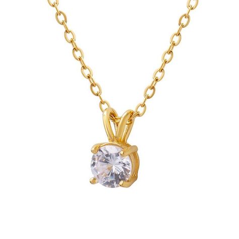 Collar Baño Oro 18k Punto De Luz-0