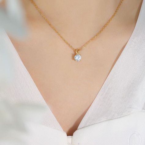 Collar Baño Oro 18k Punto De Luz-2