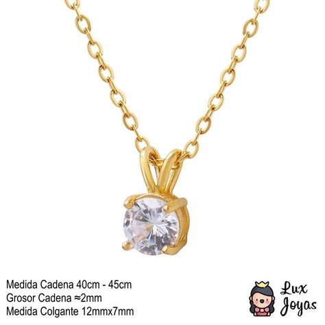 Collar Baño Oro 18k Punto De Luz-3