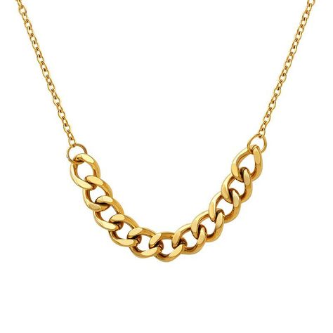 Collar Baño Oro 18k Diseño Grumet-0