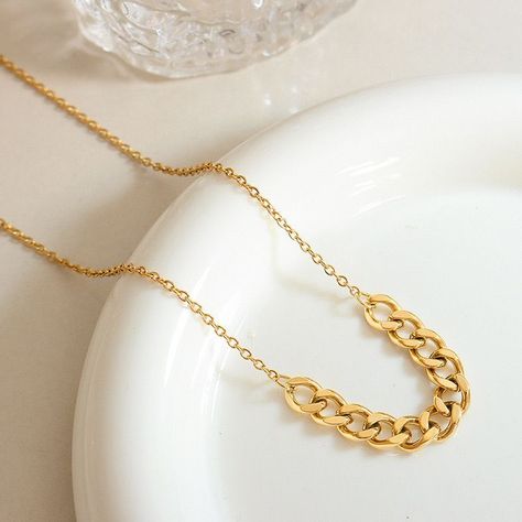 Collar Baño Oro 18k Diseño Grumet-1