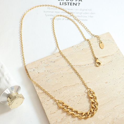 Collar Baño Oro 18k Diseño Grumet-2