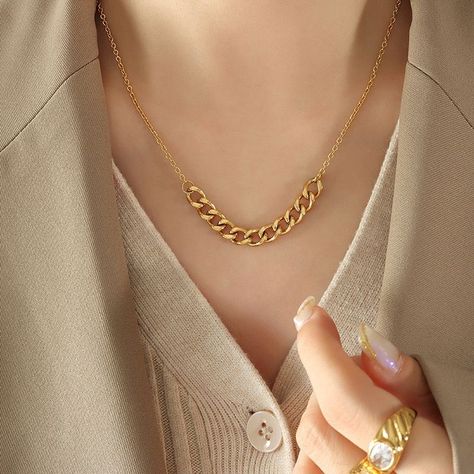 Collar Baño Oro 18k Diseño Grumet-3