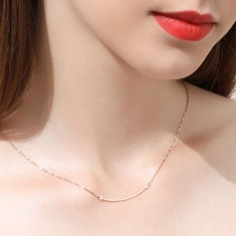 CADENA ESLABONES ORO ROSADO 18K SONRISA 18K-3