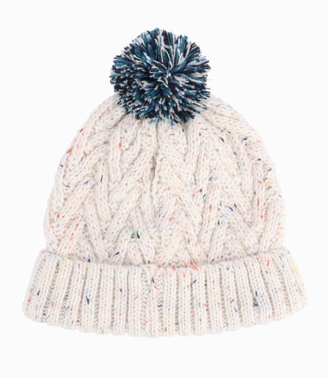 Gorro Niño Tejido Black And Blue Crudo-1