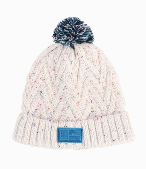 Gorro Niño Tejido Black And Blue Crudo-0
