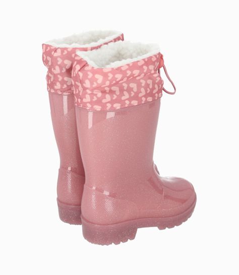 Bota bebés para lluvia rosado Limonada-2