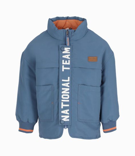 Chaqueta niño impermeable celeste Black and Blue-0