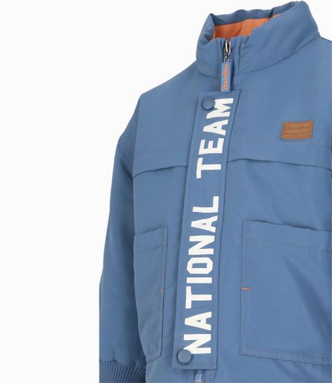 Chaqueta niño impermeable celeste Black and Blue-2