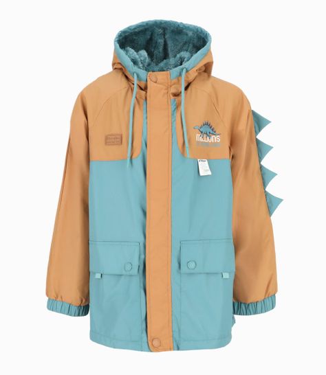 Chaqueta niño de dinosaurio petróleo Black and Blue-0