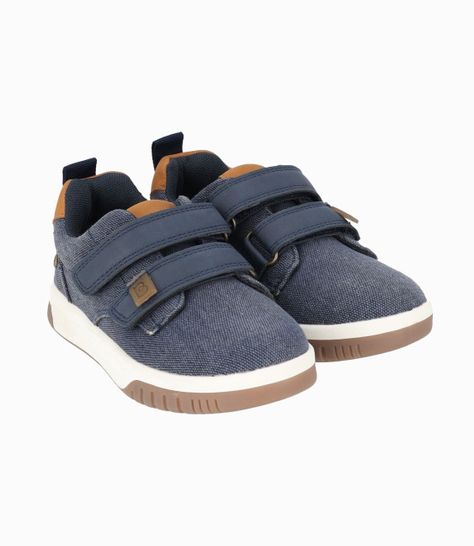 Zapato niño básica Azul Black and Blue-0