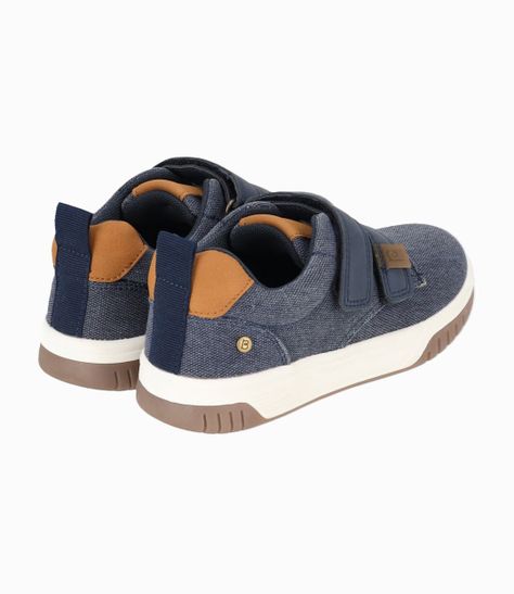 Zapato niño básica Azul Black and Blue-2