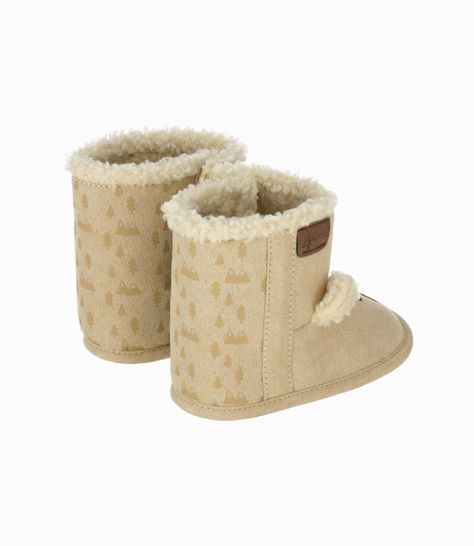 Bota recién nacido de osito beige 4 Kids-2