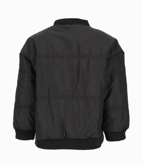 Parka niño bomber negro Black and Blue-1