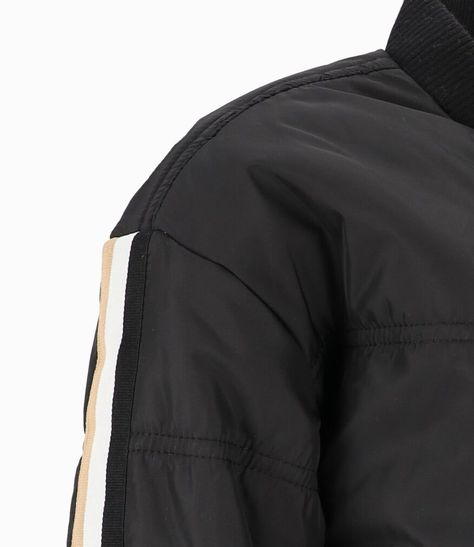 Parka niño bomber negro Black and Blue-2
