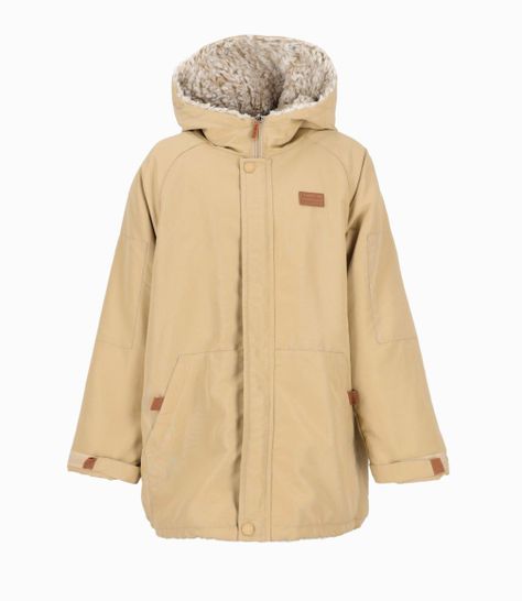 Abrigo niño impermeable beige Black and Blue-1