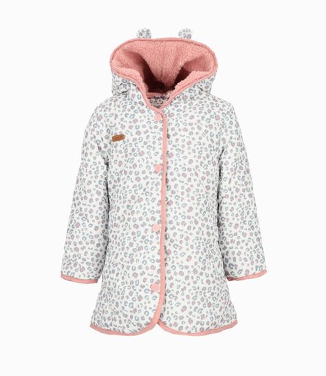 Parka bebés animal print palo rosa Limonada-0
