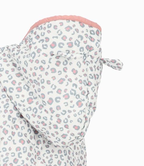 Parka bebés animal print palo rosa Limonada-2