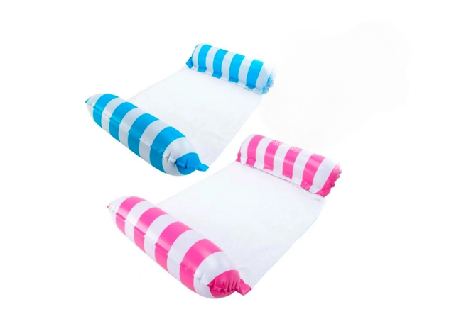 Flotador Hamaca Inflable para Piscina Multicolor-2