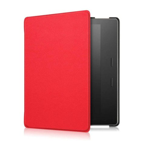 Funda Fibra Kindle Oasis Color Rojo-0