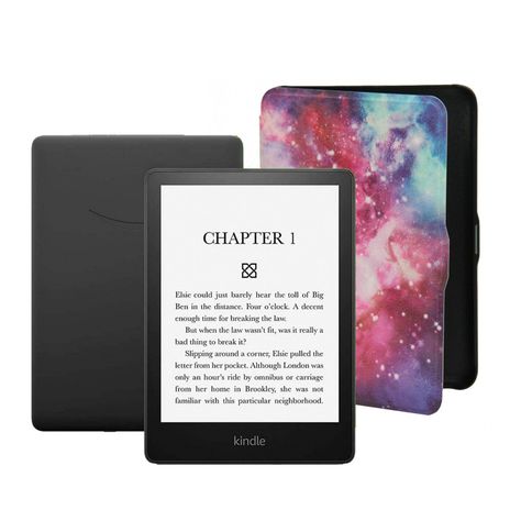 E-reader New Kindle Paperwhite 2021 8GB Negro + Funda Diseño Rosa-0