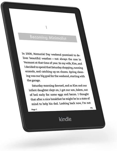 E-reader New Kindle Paperwhite 2021 8GB Negro + Funda Diseño Rosa-1