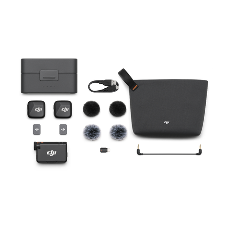 Micrófono DJI Mic Mini (2 TX + 1 RX + Charging Case)-0