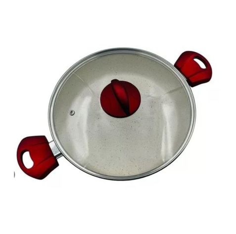 CACEROLA ANTIADHERENTE MARMOLEADA 24CM-1