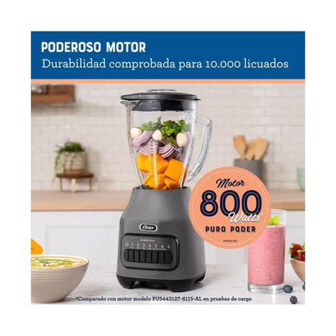 Licuadora Oster Vaso Vidrio 6 Velocidades Pulso-3