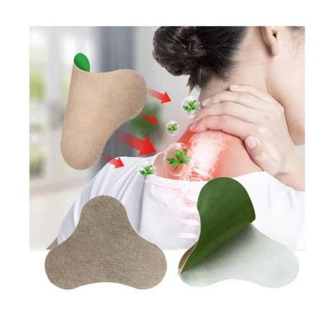 10 Parches Calmar Eliminar Dolor Cuello Hombro Y Cervical-1