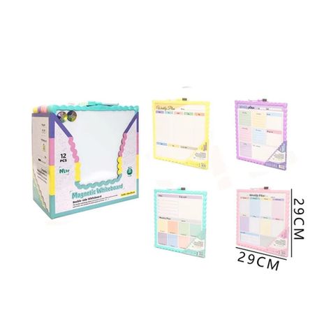 Pizarra Magnetica Colores Planificador Semanal 29 x 26 cm-2