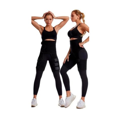 Faja Reductora Mujer Ejercicio Cintura Piernas Ajustable S/M-1