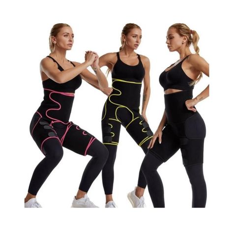 Faja Reductora Mujer Ejercicio Cintura Piernas Ajustable S/M-2