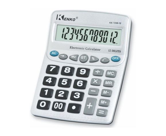 CALCULADORA DE SOBRE MESA KENKO 12 DIGITOS-0