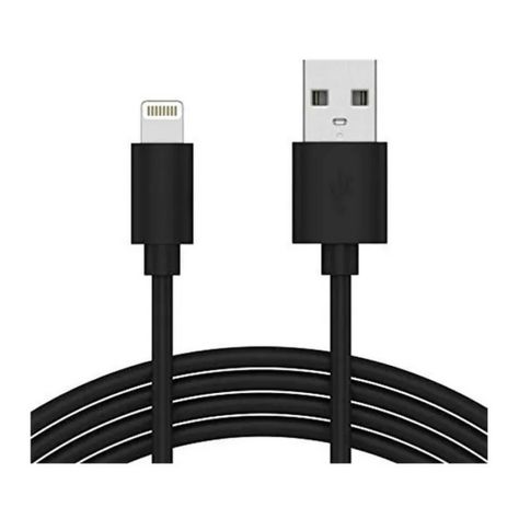 Cable Lightning Usb 3 Metros Negro-0