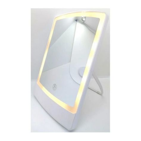 Mini Espejo Led Maquillaje Portatil De Mesa-1
