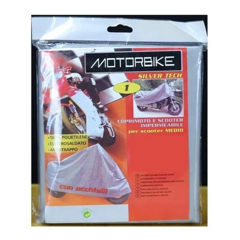 Carpa Cubre Moto Impermeable Xl 140*240cm Gris-2