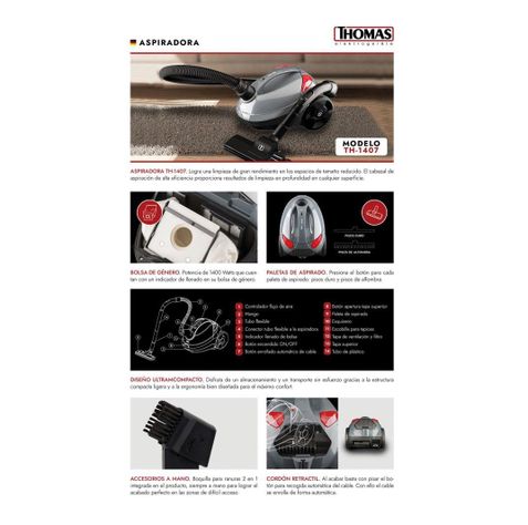 ASPIRADORA THOMAS TH-1407 1400W-3