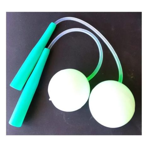 Cuerda Saltar Led Sin Cuerda Simulador Fitness Niños Adultos Verde-2