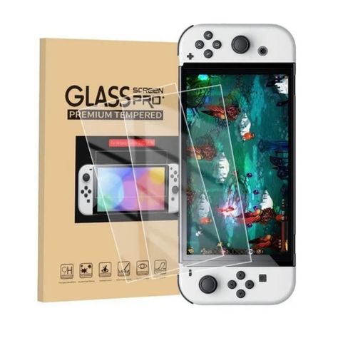 Vidrio Templado Para Oled Nintendo Switch Lamina Vidrio-0
