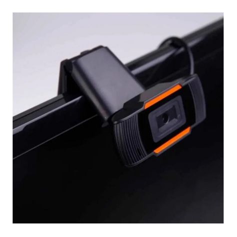 Camara Web Cam Microfono Incorporado Jack 3.5mm Hd 720p Usb Negro-1