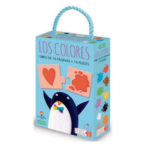 Libro y Puzzle Los Colores-0
