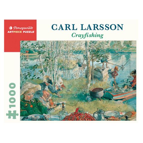 Rompecabeza Carl Larsson: Crayfishing - 1000 Piezas-0