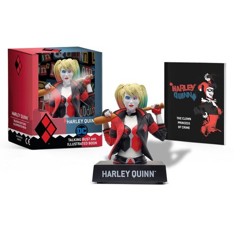 Figura Harley Quinn Talking Figure and Illustrated Book-0