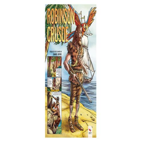 Robinson Crusoe Novela Gráfica Tapa Dura-0