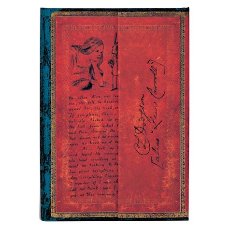 Libreta Lewis Carroll, Alice In Wonderland Mini Tapa Dura-0