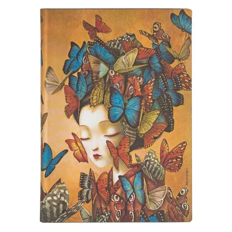 Libreta Tapa Flexible Madame Butterfly Midi Tapa Flexible-0