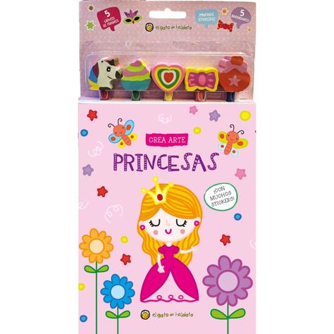 Princesas (Crea Arte: Lápices, Borradores)-0